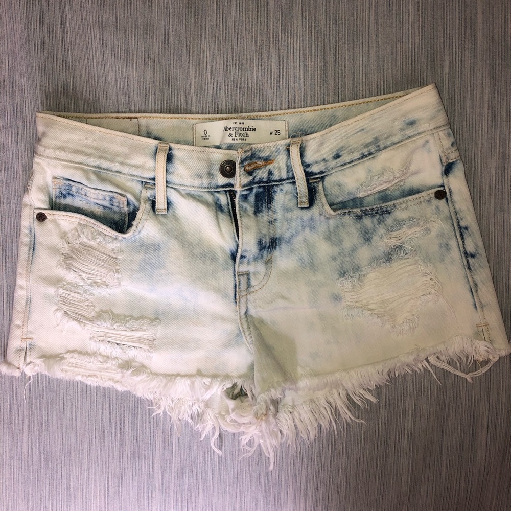 Shorty short jean shorts